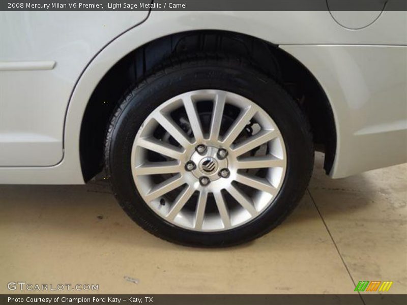 Light Sage Metallic / Camel 2008 Mercury Milan V6 Premier