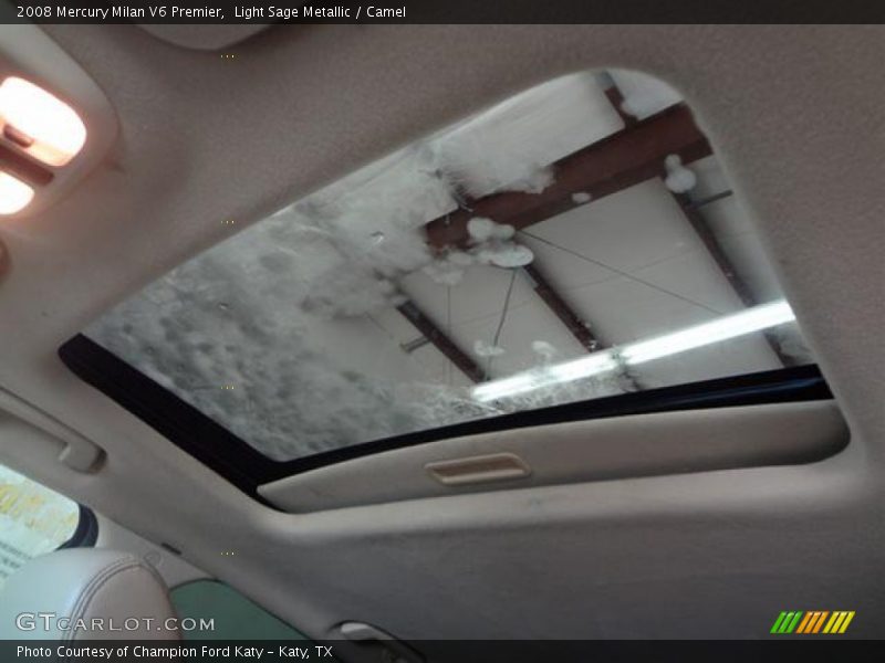 Light Sage Metallic / Camel 2008 Mercury Milan V6 Premier