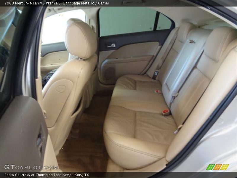 Light Sage Metallic / Camel 2008 Mercury Milan V6 Premier