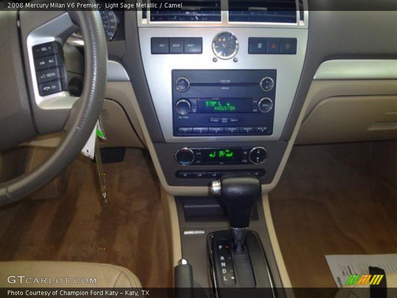 Light Sage Metallic / Camel 2008 Mercury Milan V6 Premier