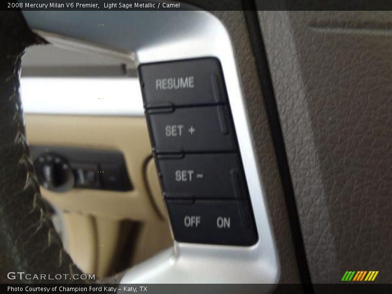 Light Sage Metallic / Camel 2008 Mercury Milan V6 Premier