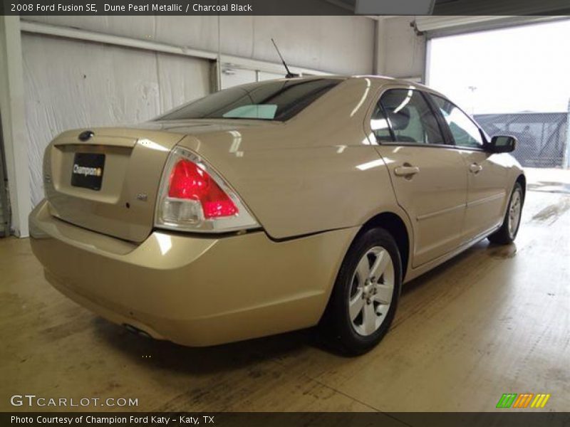 Dune Pearl Metallic / Charcoal Black 2008 Ford Fusion SE