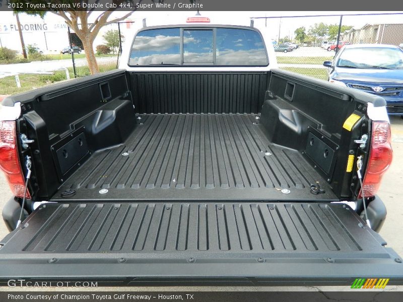 Super White / Graphite 2012 Toyota Tacoma V6 Double Cab 4x4