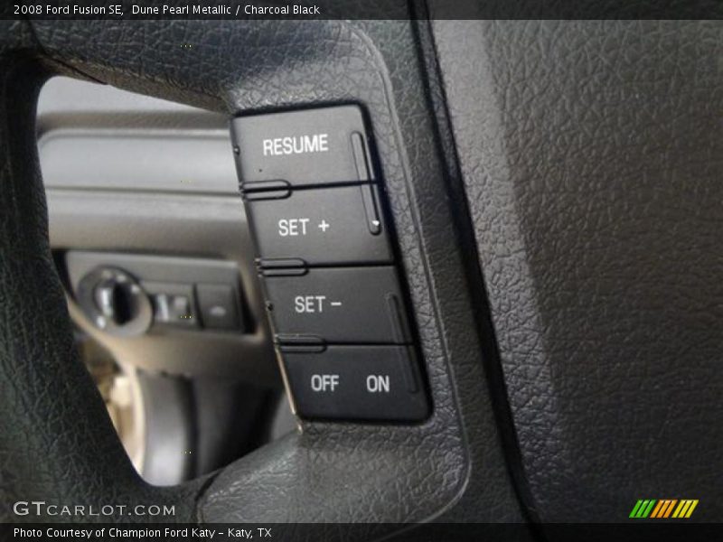 Dune Pearl Metallic / Charcoal Black 2008 Ford Fusion SE