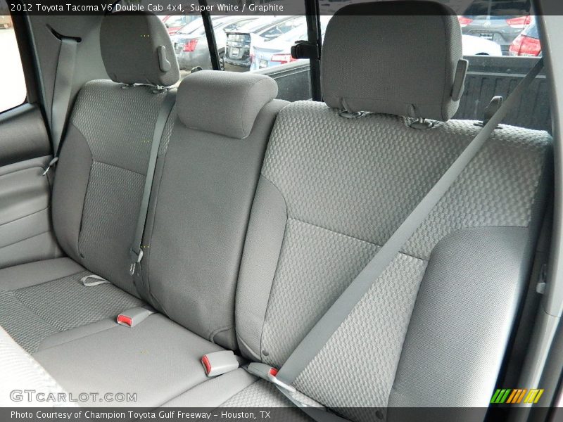 Super White / Graphite 2012 Toyota Tacoma V6 Double Cab 4x4
