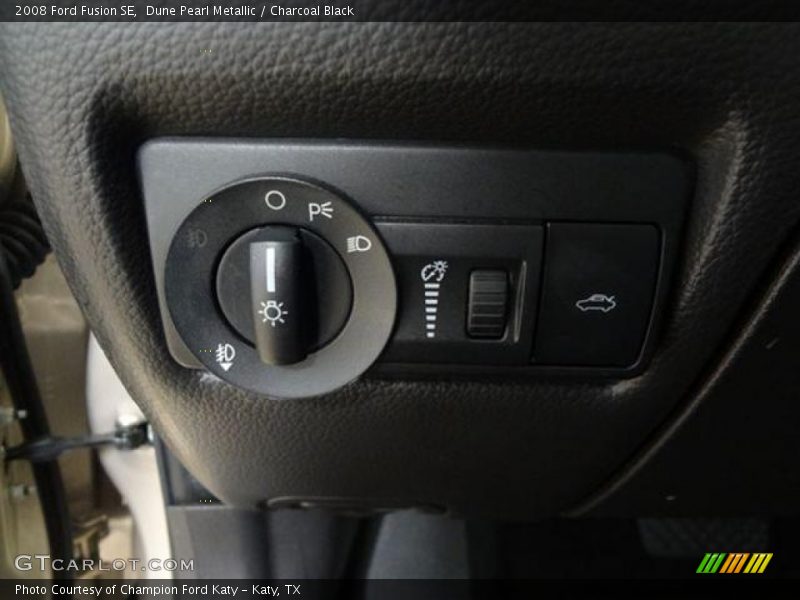 Dune Pearl Metallic / Charcoal Black 2008 Ford Fusion SE