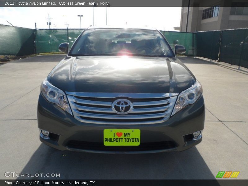 Cypress Green Pearl / Ivory 2012 Toyota Avalon Limited