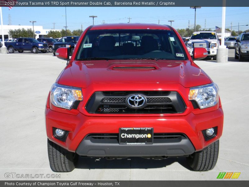 Barcelona Red Metallic / Graphite 2012 Toyota Tacoma V6 TRD Sport Prerunner Double Cab