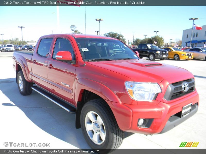 Barcelona Red Metallic / Graphite 2012 Toyota Tacoma V6 TRD Sport Prerunner Double Cab