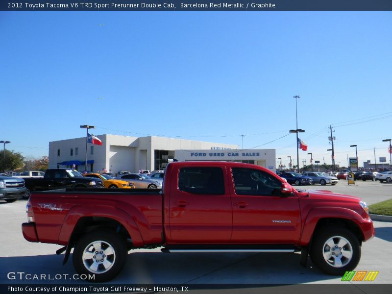 Barcelona Red Metallic / Graphite 2012 Toyota Tacoma V6 TRD Sport Prerunner Double Cab
