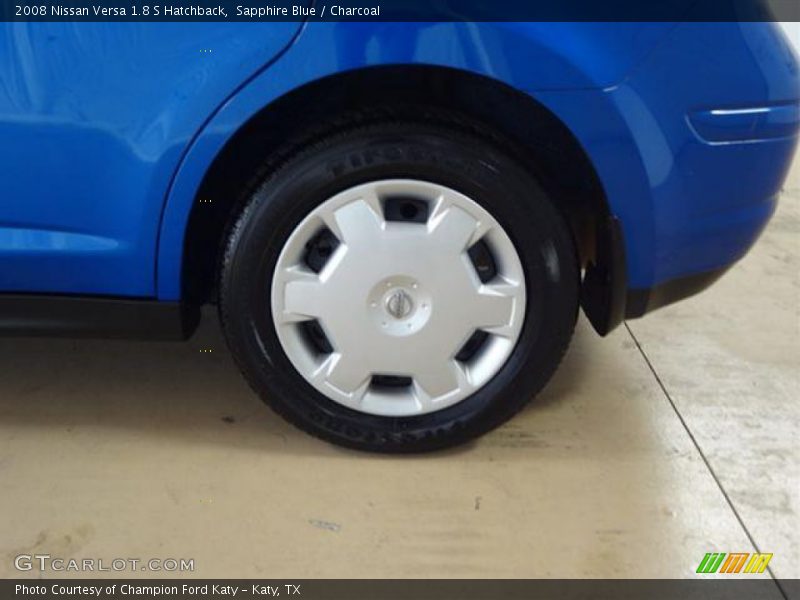Sapphire Blue / Charcoal 2008 Nissan Versa 1.8 S Hatchback
