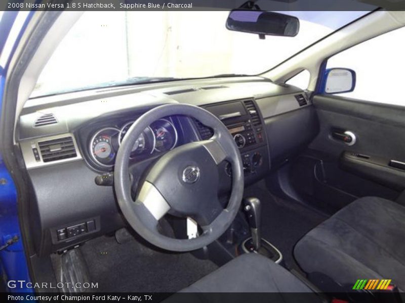 Sapphire Blue / Charcoal 2008 Nissan Versa 1.8 S Hatchback