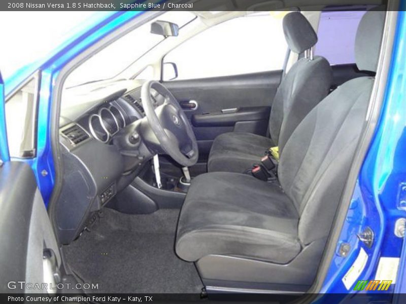 Sapphire Blue / Charcoal 2008 Nissan Versa 1.8 S Hatchback