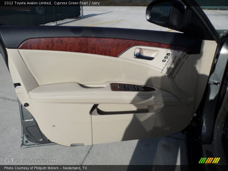 Cypress Green Pearl / Ivory 2012 Toyota Avalon Limited