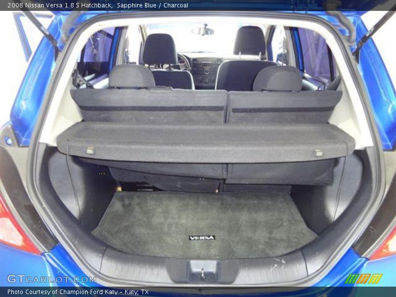 Sapphire Blue / Charcoal 2008 Nissan Versa 1.8 S Hatchback