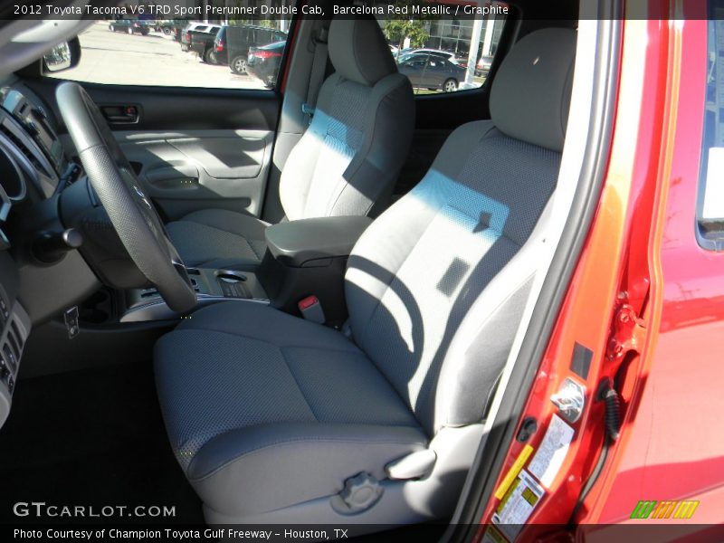 Barcelona Red Metallic / Graphite 2012 Toyota Tacoma V6 TRD Sport Prerunner Double Cab