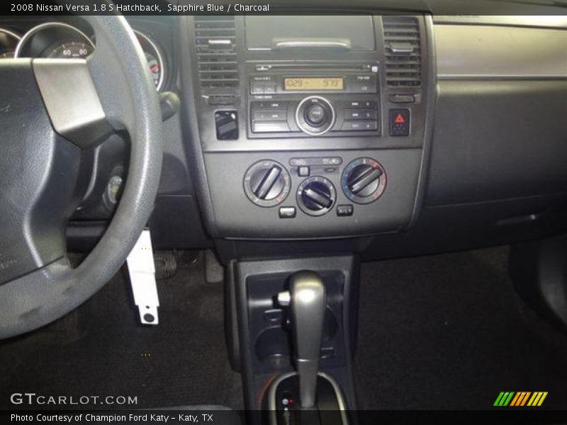 Sapphire Blue / Charcoal 2008 Nissan Versa 1.8 S Hatchback