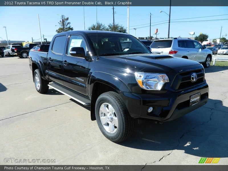 Black / Graphite 2012 Toyota Tacoma V6 TRD Sport Prerunner Double Cab