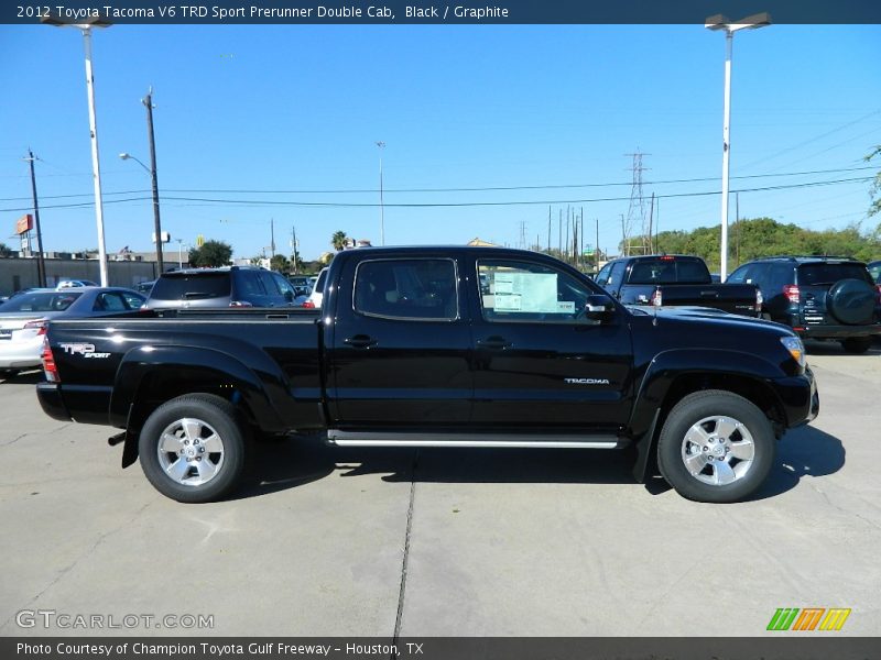 Black / Graphite 2012 Toyota Tacoma V6 TRD Sport Prerunner Double Cab