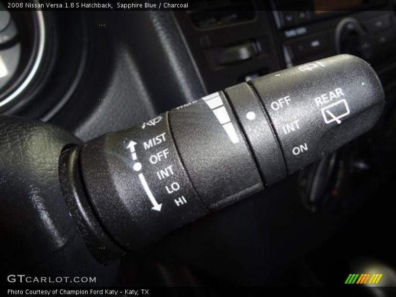 Sapphire Blue / Charcoal 2008 Nissan Versa 1.8 S Hatchback