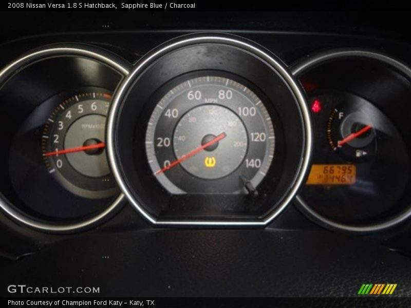 Sapphire Blue / Charcoal 2008 Nissan Versa 1.8 S Hatchback