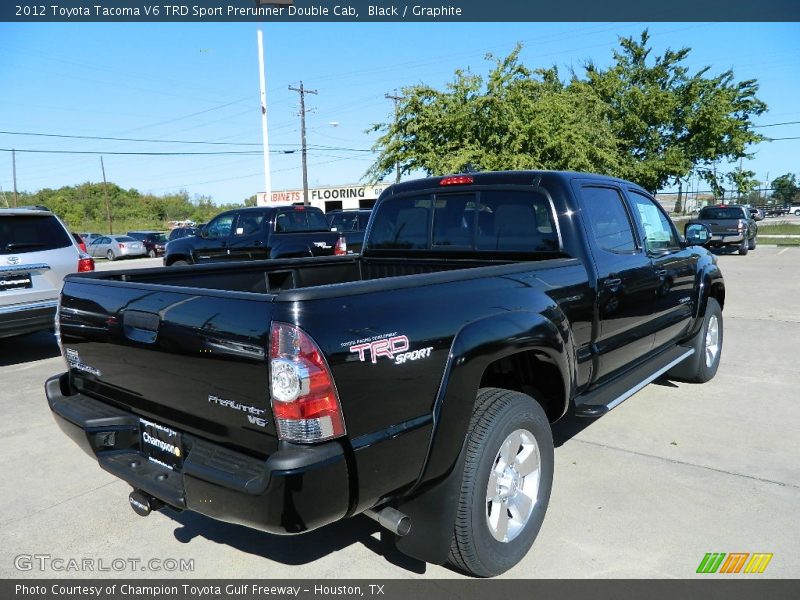 Black / Graphite 2012 Toyota Tacoma V6 TRD Sport Prerunner Double Cab