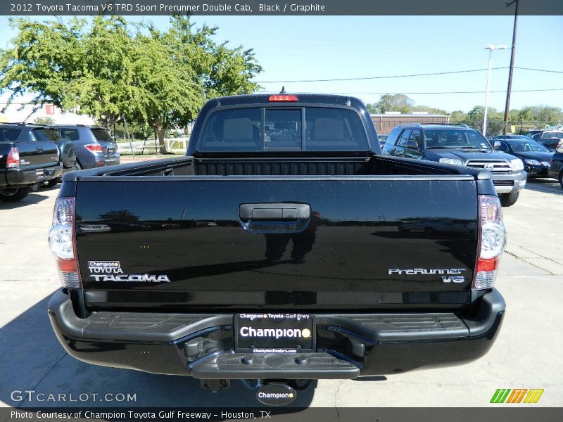 Black / Graphite 2012 Toyota Tacoma V6 TRD Sport Prerunner Double Cab
