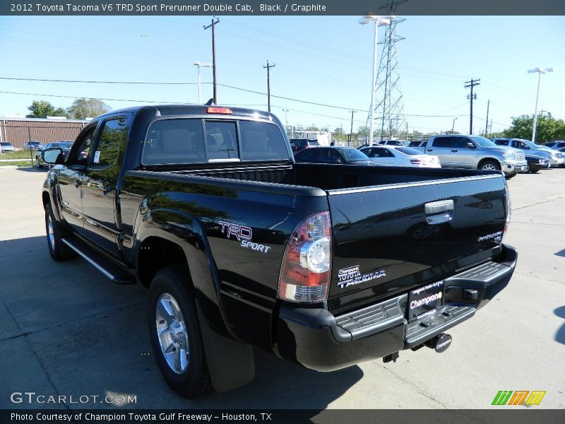 Black / Graphite 2012 Toyota Tacoma V6 TRD Sport Prerunner Double Cab