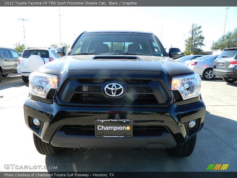 Black / Graphite 2012 Toyota Tacoma V6 TRD Sport Prerunner Double Cab