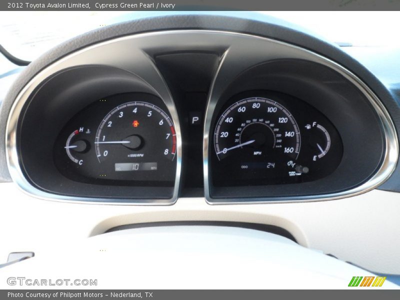 Cypress Green Pearl / Ivory 2012 Toyota Avalon Limited