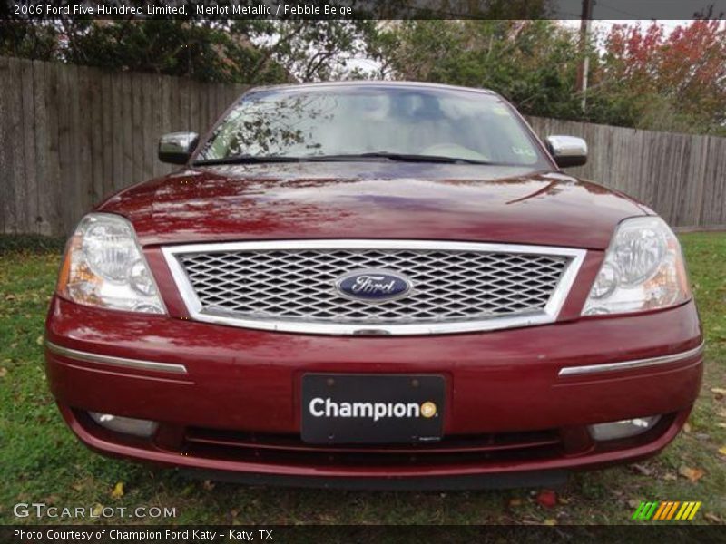 Merlot Metallic / Pebble Beige 2006 Ford Five Hundred Limited