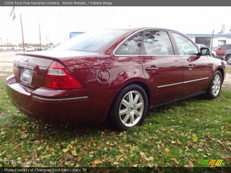 Merlot Metallic / Pebble Beige 2006 Ford Five Hundred Limited