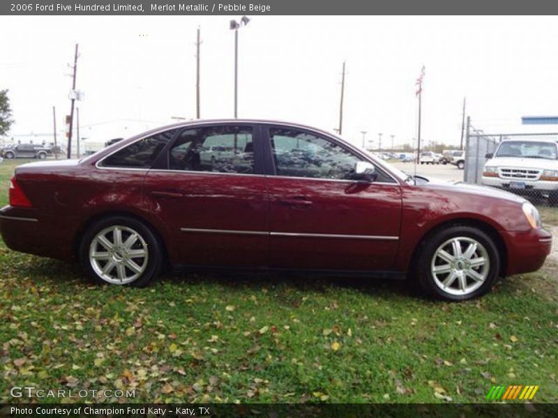 Merlot Metallic / Pebble Beige 2006 Ford Five Hundred Limited
