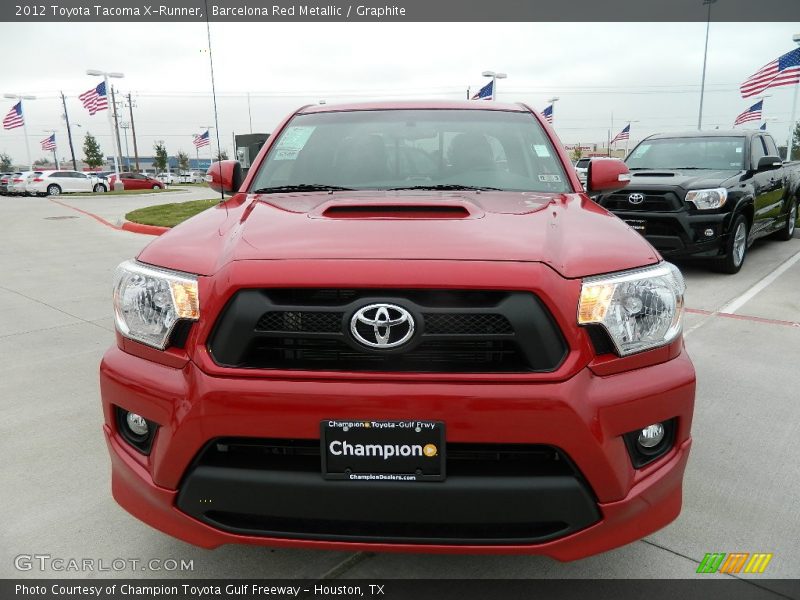 Barcelona Red Metallic / Graphite 2012 Toyota Tacoma X-Runner