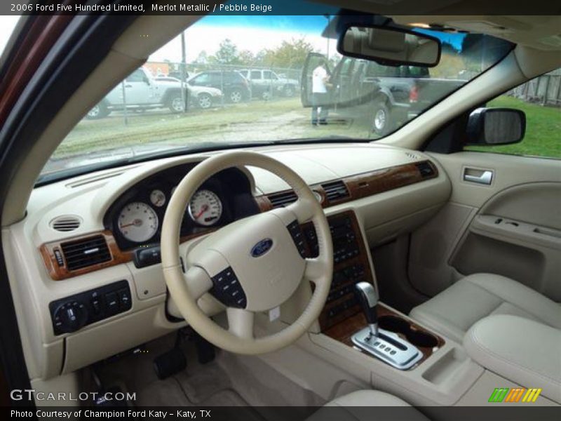 Merlot Metallic / Pebble Beige 2006 Ford Five Hundred Limited
