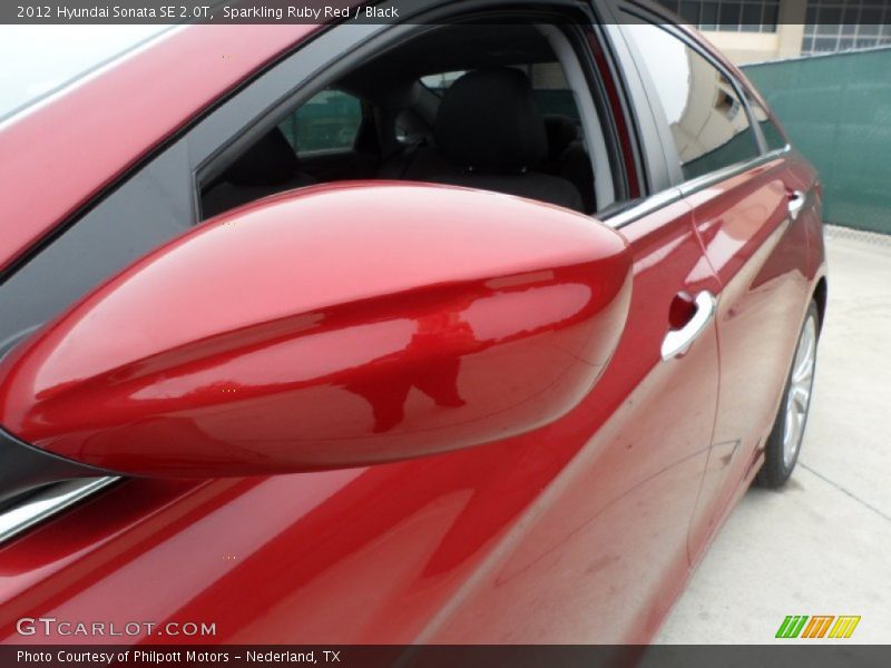 Sparkling Ruby Red / Black 2012 Hyundai Sonata SE 2.0T