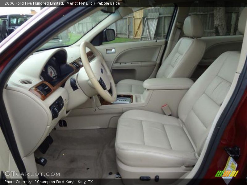  2006 Five Hundred Limited Pebble Beige Interior