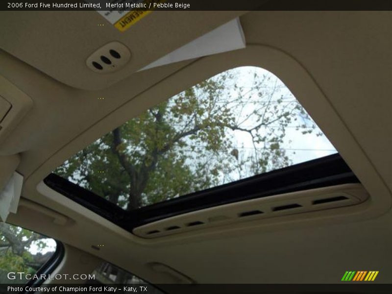 Merlot Metallic / Pebble Beige 2006 Ford Five Hundred Limited