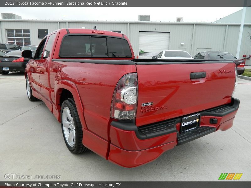 Barcelona Red Metallic / Graphite 2012 Toyota Tacoma X-Runner