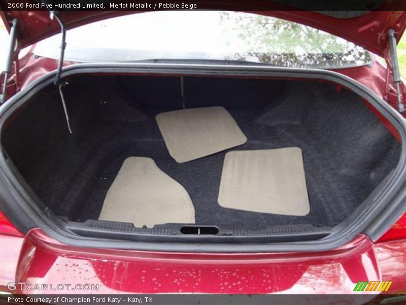 Merlot Metallic / Pebble Beige 2006 Ford Five Hundred Limited