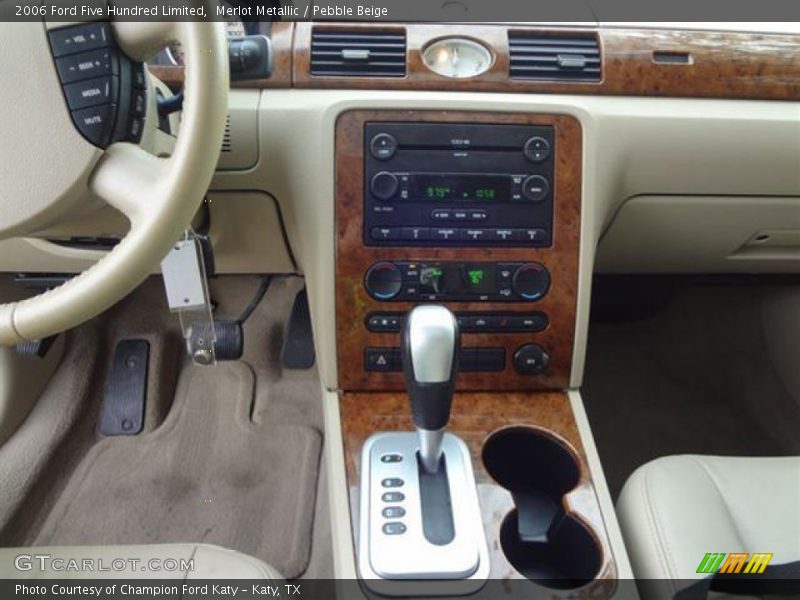 Merlot Metallic / Pebble Beige 2006 Ford Five Hundred Limited