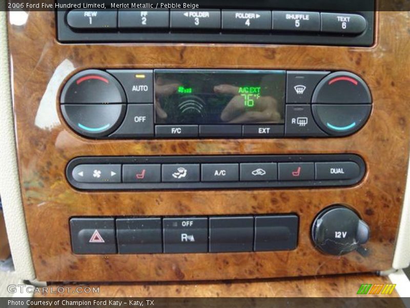 Merlot Metallic / Pebble Beige 2006 Ford Five Hundred Limited