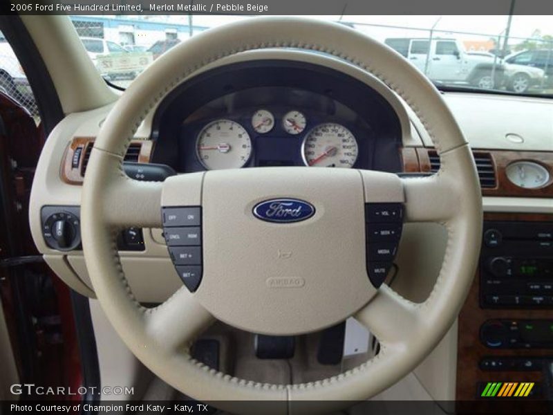 Merlot Metallic / Pebble Beige 2006 Ford Five Hundred Limited