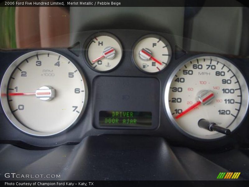 Merlot Metallic / Pebble Beige 2006 Ford Five Hundred Limited