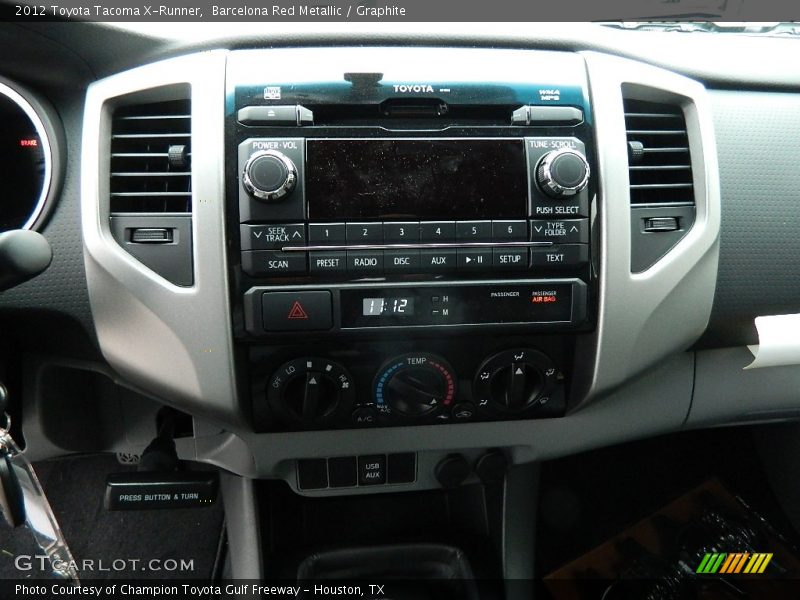 Barcelona Red Metallic / Graphite 2012 Toyota Tacoma X-Runner