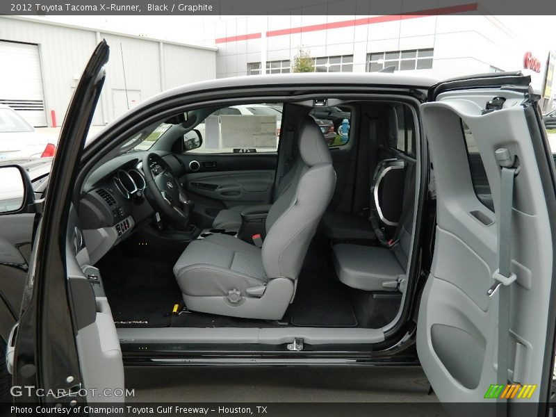  2012 Tacoma X-Runner Graphite Interior