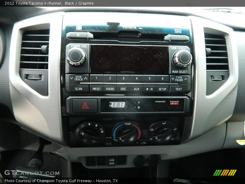 Black / Graphite 2012 Toyota Tacoma X-Runner