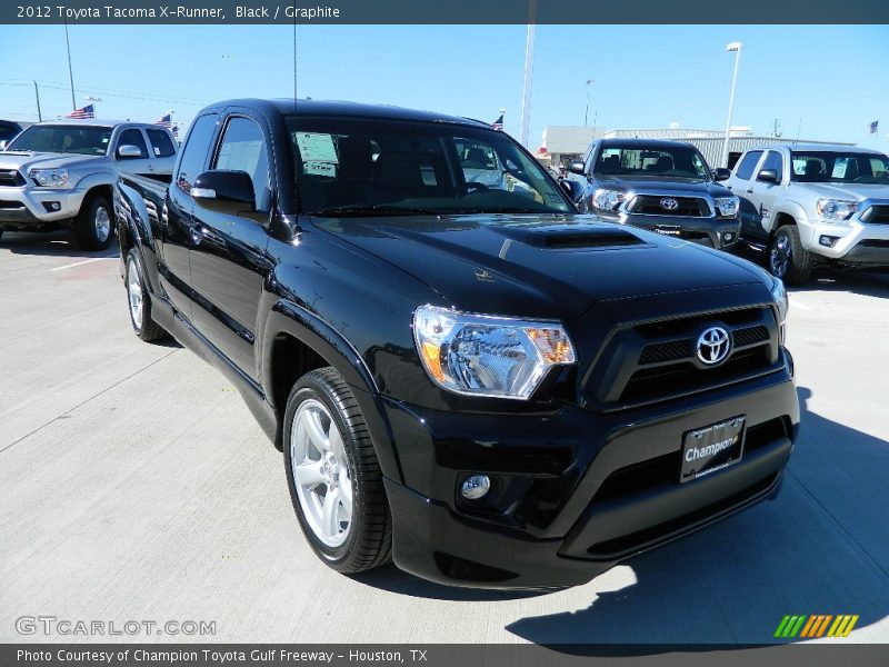 Black / Graphite 2012 Toyota Tacoma X-Runner