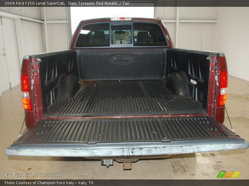 Dark Toreador Red Metallic / Tan 2004 Ford F150 Lariat SuperCab