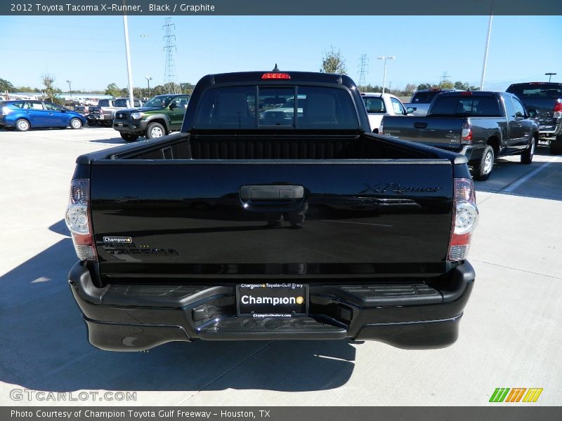 Black / Graphite 2012 Toyota Tacoma X-Runner
